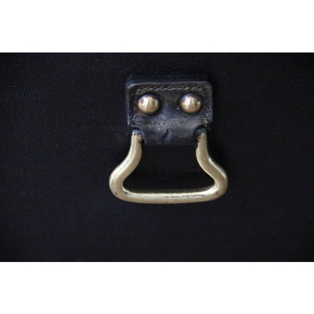 Metal Car Trunk in Black Canvas from Louis Vuitton, 1920s For Sale - Image 7 of 18