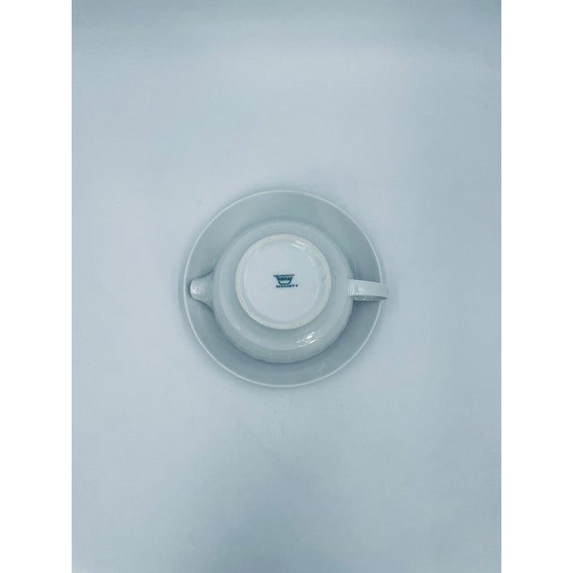 Ceramic Lanzette Sauce Boat with Stand by Tapio Wirkkala for Thomas, 1965 For Sale - Image 7 of 12