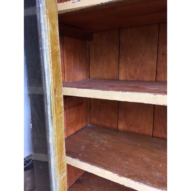 Farmhouse Country Primitive Stepback 1850s Cupboard For Sale - Image 9 of 18