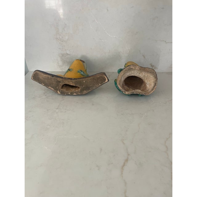 Green Set of Faience Frogs For Sale - Image 8 of 10