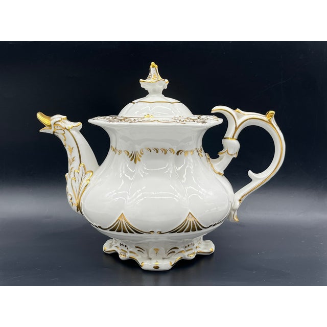 Antique Teapot with Lid and Cream Jug, 1837, Set of 3 For Sale - Image 4 of 18