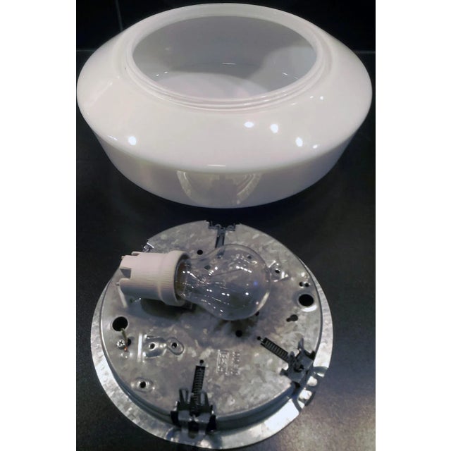 Opal Glass Ceiling or Wall Lamps from RZB Rudolf Zimmermann Bamberg, 1950s, Set of 6 For Sale - Image 9 of 13