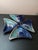 1980s 1980s Mid-Century Modern Artist Signed Fuller Glazed Triangle Trinket Holder - Set of 4 For Sale - Image 5 of 6