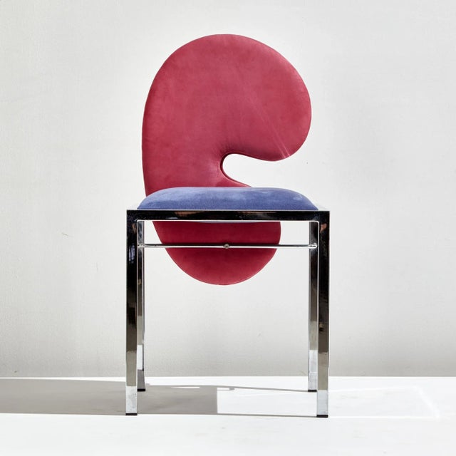 Omaggi Chairs by Salvati & Tresoldi for Saporiti Italia, 1980s, Set of 4 For Sale - Image 3 of 18