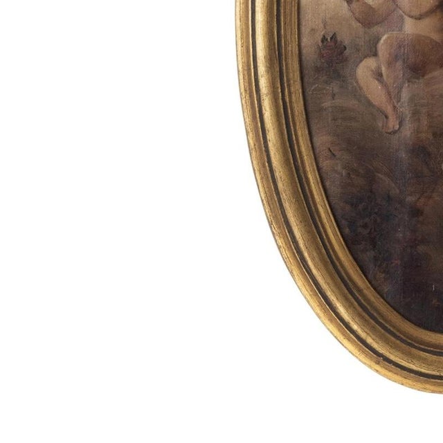 European School Artist, Allegorical Scene, 19th Century, Oil on Canvas For Sale - Image 3 of 6