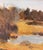 Blackmer Lake, Kent-Denver School by Timothy J. Standring | Oil on gesso panel Landscape with water and trees For Sale - Image 4 of 4