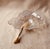 Mid 20th Century Crystal Oyster Shell Caviar Dish With Mother of Pearl & Whelk Shell Spoon For Sale - Image 4 of 15