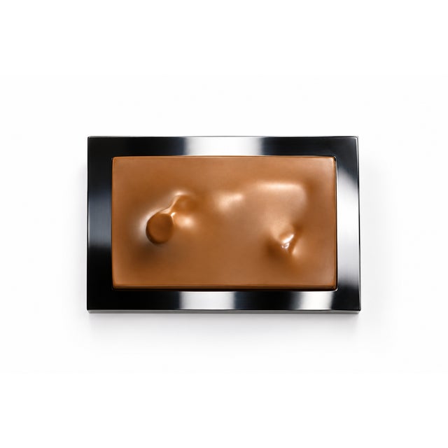 An original 1973 abstract copper sculpture by American artist Harold 'Persico' Paris, signed and numbered 2/5 (from an...
