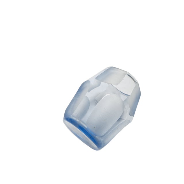 Postmodern Crystal Vase, Poland, 1950s For Sale - Image 6 of 13