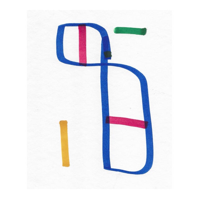 1970s Dimitir Grachis Geometric Drawing For Sale