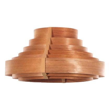 Mid-Century Modern Pendant Lamp in Oregon Pine from Hans-Agne Jakobsson, 1960s For Sale