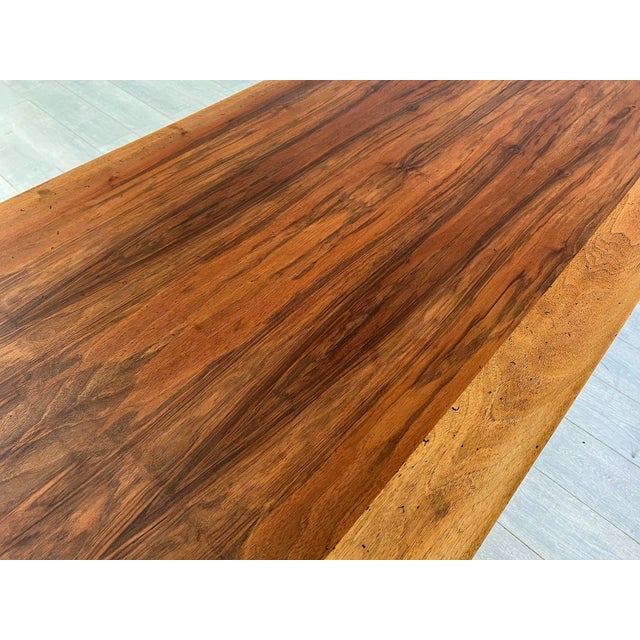 Antique European Rustic Oak Farmhouse Table With Extensions For Sale - Image 9 of 11