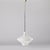 Mid-Century Modern Vintage Pendant Lamp in White Glass by Valasske Mezirici, Czechoslovakia, 1960 For Sale - Image 3 of 4
