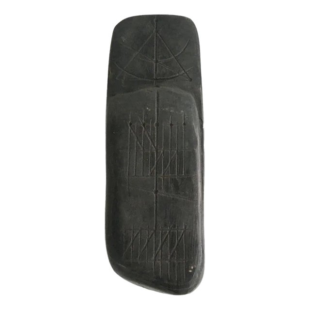 Walter Valentini, Black Abstract Tracce Sculpture, 1980, Bronze For Sale