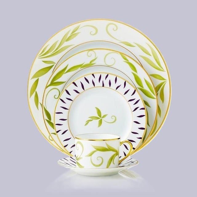 2000 - 2009 Limoges Bernardaud Frivole Bread Plates - Set of 7 For Sale - Image 5 of 9