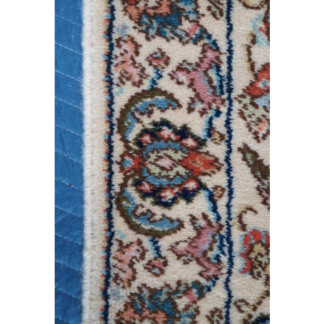Late 20th Century Karastan 100% Wool Oriental Floral Palmette Animal 738 Area Rug Mat 2' X 4" For Sale - Image 5 of 12