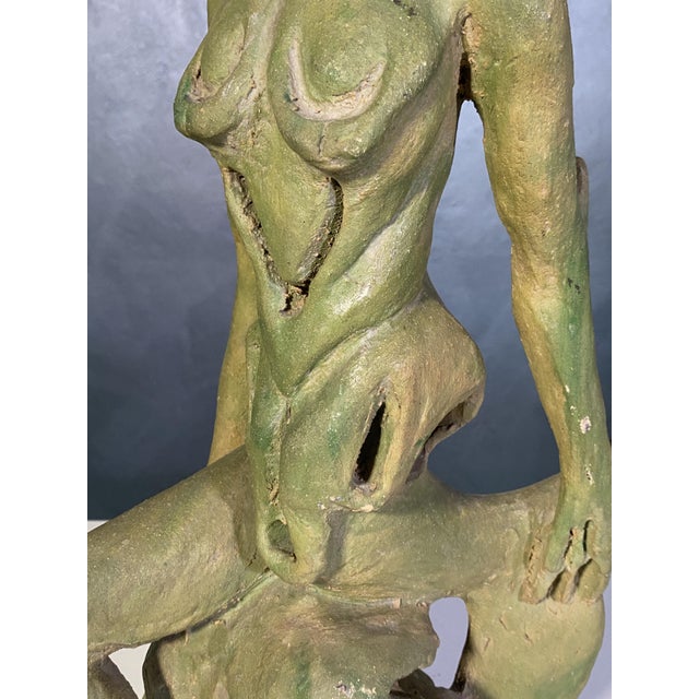 Terracotta Sculpture Ceccardi the Mermaid Metamorphosis, 1974 For Sale - Image 9 of 14