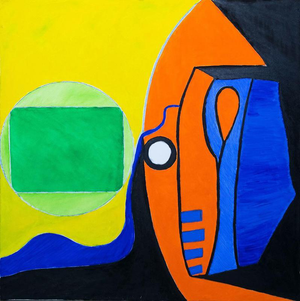 Giorgio Lo Fermo, Abstract Composition, 2020, Oil on Canvas