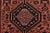 Red Hamedan Runner 3’7” X 9’7” Red Wool Vintage Tribal Hand-Knotted Oriental Rug For Sale - Image 8 of 14