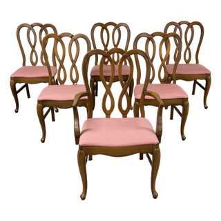 French Art Nouveau Inspired Dining Chair ~ Set of 6 For Sale