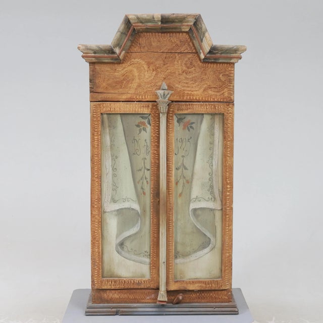 Painted Wood Wardrobe or Cupboard For Sale - Image 9 of 9