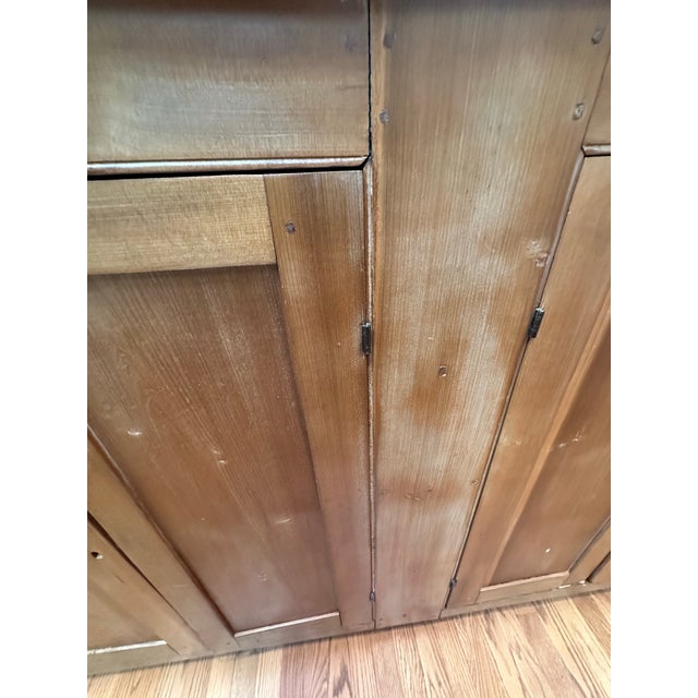 Antique American Four-Door Crock Cabinet For Sale - Image 4 of 8