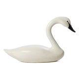Late 20th Century Carved Swan For Sale