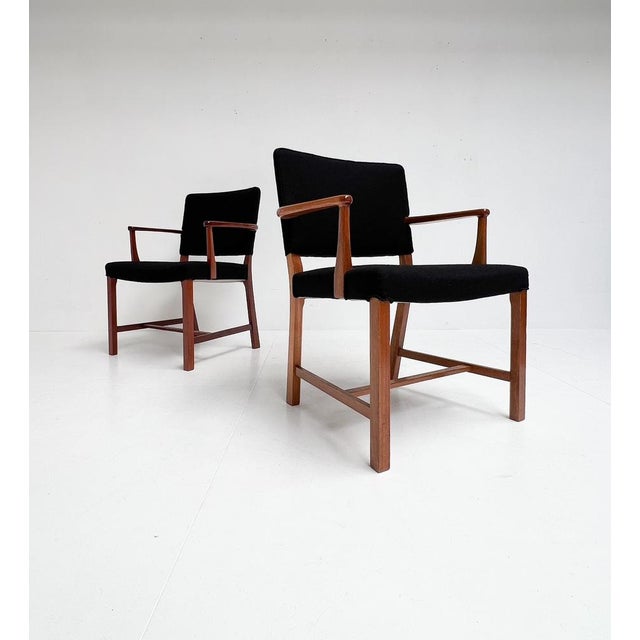 1960s Danish Mahogany Chairs by Erik Bjorn Olsen, 1970s, Set of 2 For Sale - Image 5 of 17