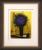 Bernard Buffet Original Lithograph Purple Bouquet 1967 Framed For Sale