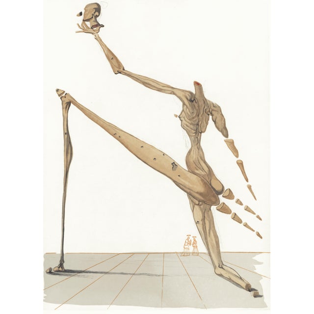 Original engraving from Salvador Dalí’s "The Divine Comedy" published by Editions d’Art Les Heures Claires, Paris, in...