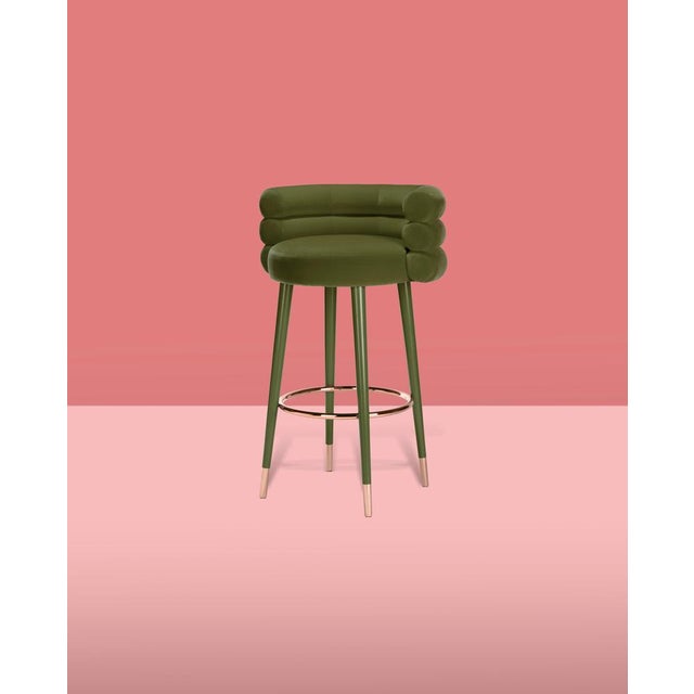 Marshmallow Bar Stool by Royal Stranger For Sale - Image 12 of 18
