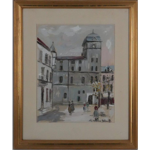 Maurice Utrillo, Les passants sur la place, Lithograph For Sale - Image 8 of 8