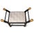 Port 68 Boca Black Paros Greek Key Bamboo Bench For Sale - Image 4 of 6