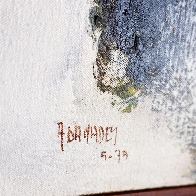 1970s, Mixed Media on Canvas For Sale - Image 3 of 10