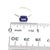 Blue Natural Tanzanite Diamond Ring Size 6.5 14k W Gold 1.79 TCW Certified, Size 7 For Sale - Image 8 of 12
