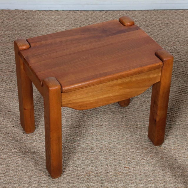 Elm Bedside Tables, 1980s, Set of 2 For Sale - Image 3 of 6