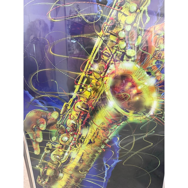 Flying Colors Modern Framed Print by Kristi Jorgensen 2002 For Sale In Atlanta - Image 6 of 8