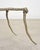 Sylvan s.f. Brass Leather Strap Viper Bench or Cocktail Table For Sale - Image 11 of 17