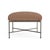 Contemporary Brown Jordan Venetian Ottoman, Mica frame with Fusion Clay fabric For Sale - Image 3 of 11