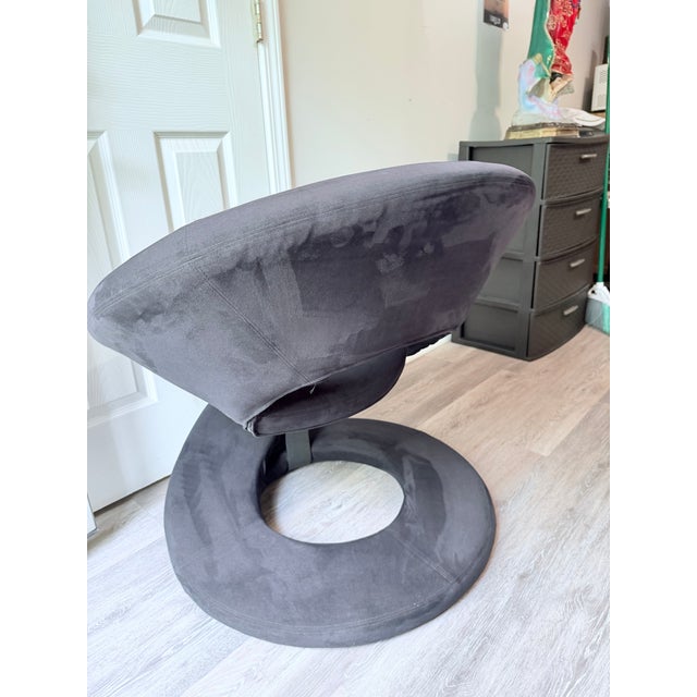 Jaymar Fully Authenticated 1980s Postmodern Jaymar Spiral Ribbon Chair For Sale - Image 4 of 12