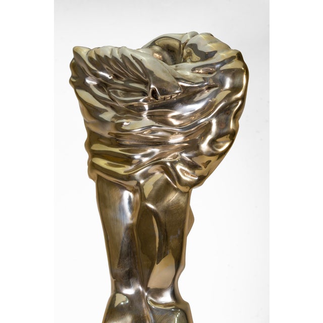 Oshra Michan d'Argenta Sensuality Signed Contemporary Figurative Sculpture 1990s For Sale In Detroit - Image 6 of 9