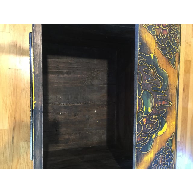 Wood 19th Century Tibet Chest For Sale - Image 7 of 12