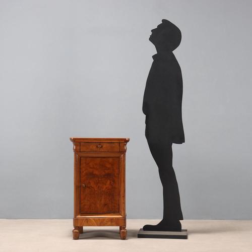 Antique Bedside Table in Walnut, 1850s For Sale - Image 3 of 11