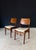 Vintage Midcentury Modern Dutch Design dining chair set of 2. Made in the Netherlands, 1960's period. Following the...
