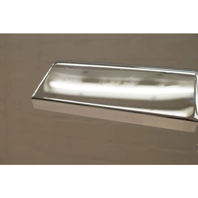 Vintage Chrome Arc Table Lamps from Vereinigte Werkstätten Collection, 1970s, Set of 2 For Sale - Image 9 of 12