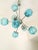 Blue Contemporary Sputnik Light-Blue "Ballotton" Murano Glass Chandelier For Sale - Image 8 of 9