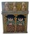1980s Folk Art Figurative Storage Box For Sale