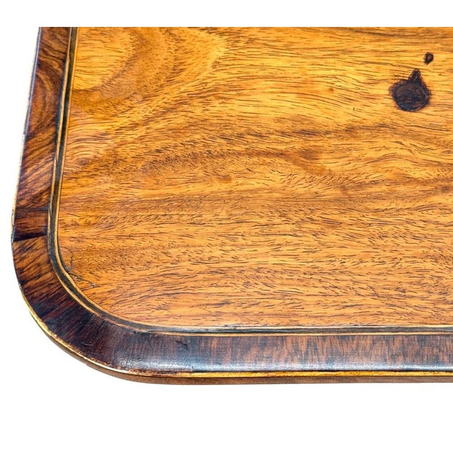 Regency Square Kingwood Wine Table, 1815 For Sale - Image 9 of 13