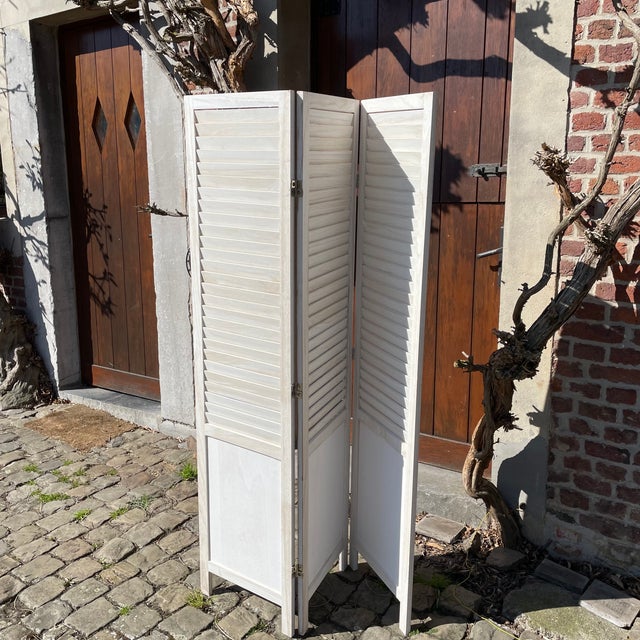 Early 21st Century Vintage Screen in Wood, 2010s For Sale - Image 5 of 11