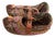 Antique Charogh Decorative Ethnic Shoes, Handcrafted Leather, Turkey, Circa 1900 For Sale